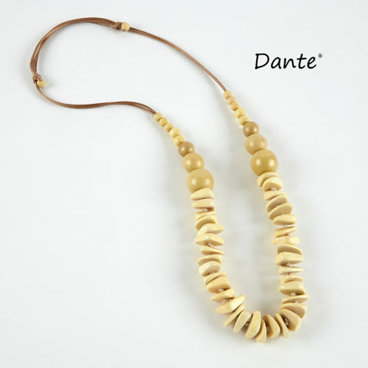 Dante Pale Yellow Beaded Necklace NL70711