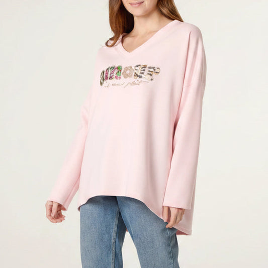 NOL NV6084IT V-Neck Amor Top