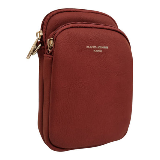 David Jones NV6101-7 Mini Double Zip Bag