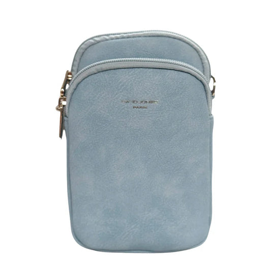 David Jones NV6101-7 Mini Double Zip Bag
