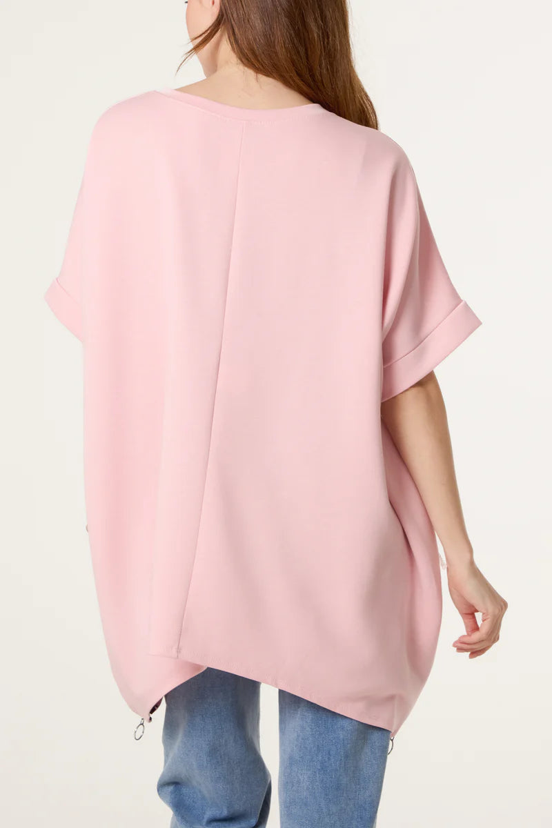 NOL NV6338IT Soft Touch Side Zip Sweat Top
