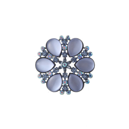 Park Lane Brooch 071 Flower Blue