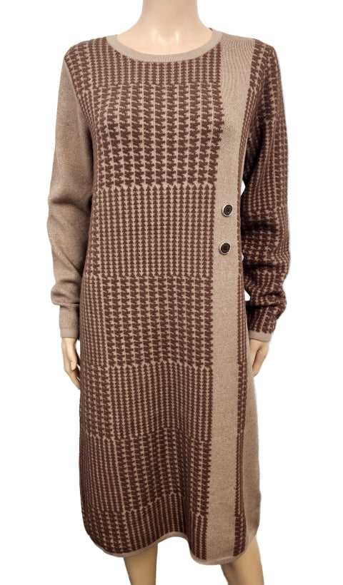 Paramour PK98385 Checked Jumper Dress