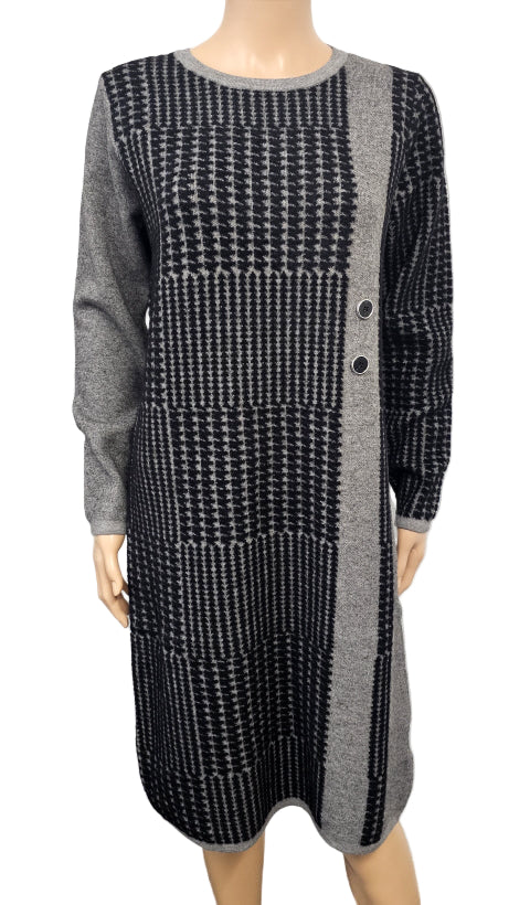Paramour PK98385 Checked Jumper Dress