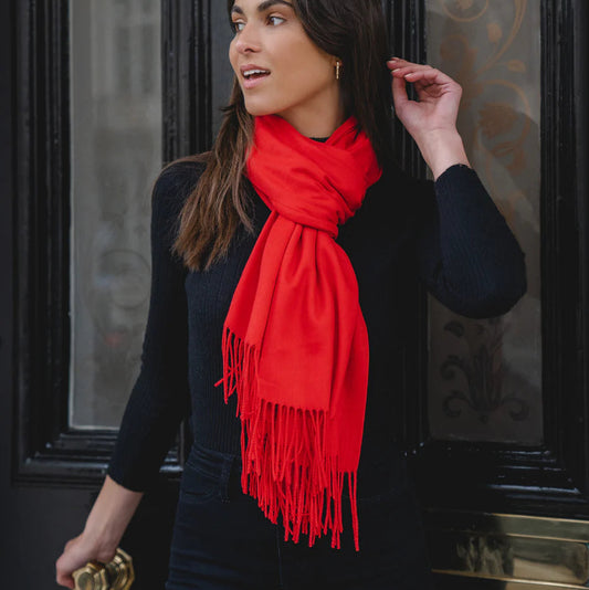 Park Lane PAS Celine Pashmina in Reds