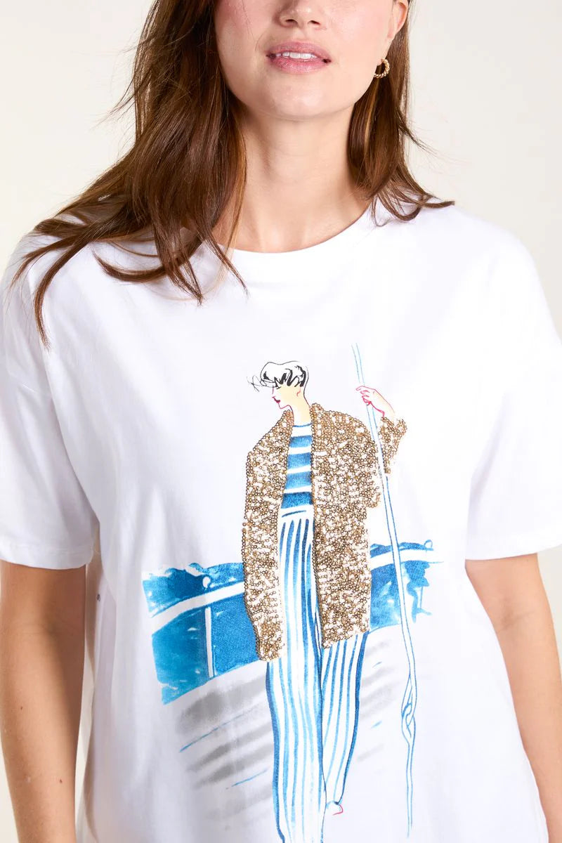 Sequin Cruise T-Shirt