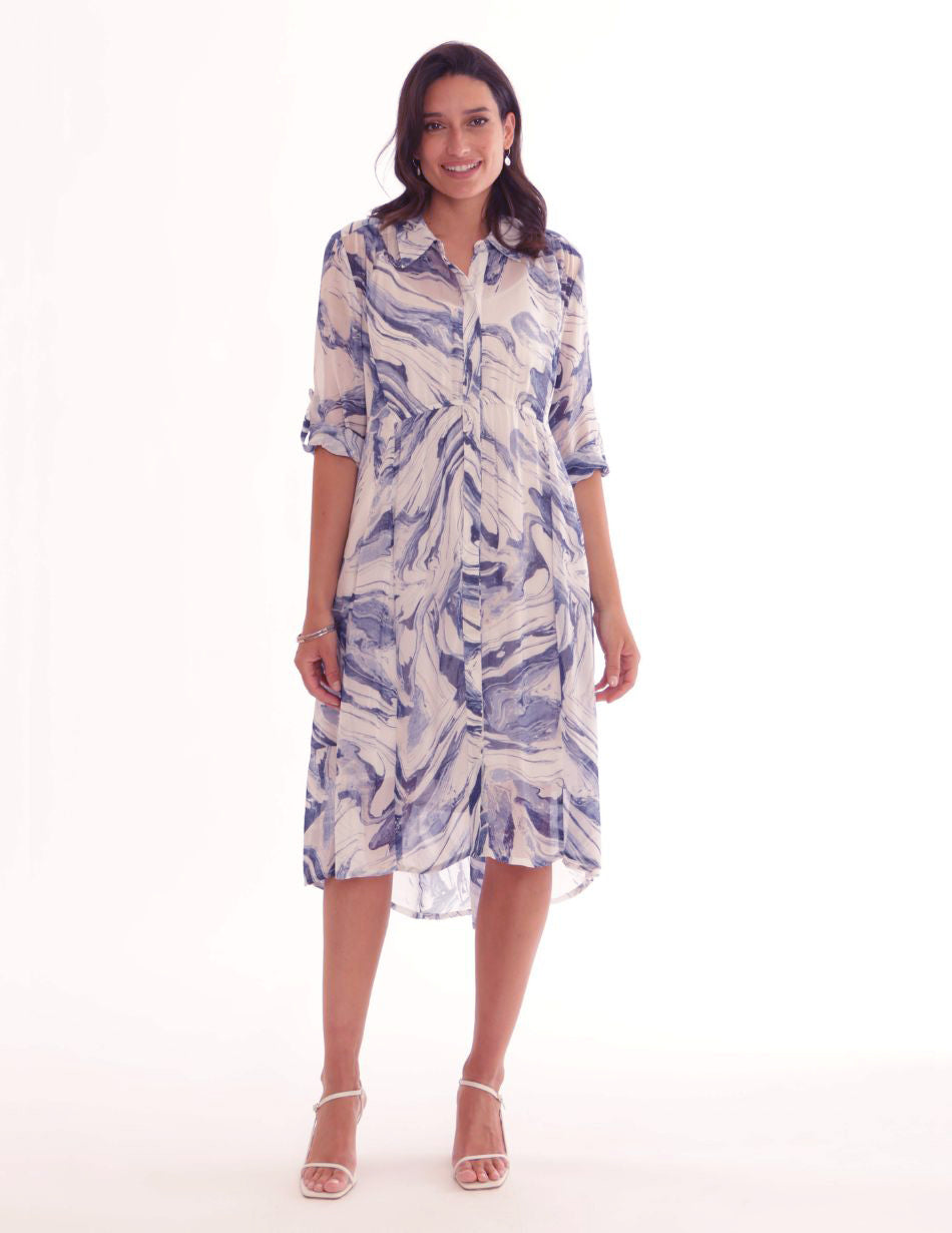 Pomodoro Onyx Hi Low Dress 62505