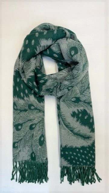 Butterfly Reversible colour feather scarf