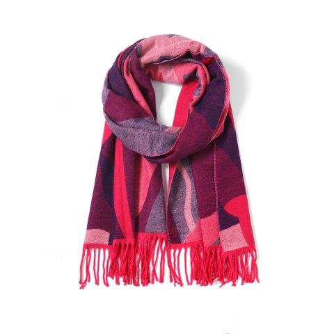 Butterfly Reversible Leaves Scarf