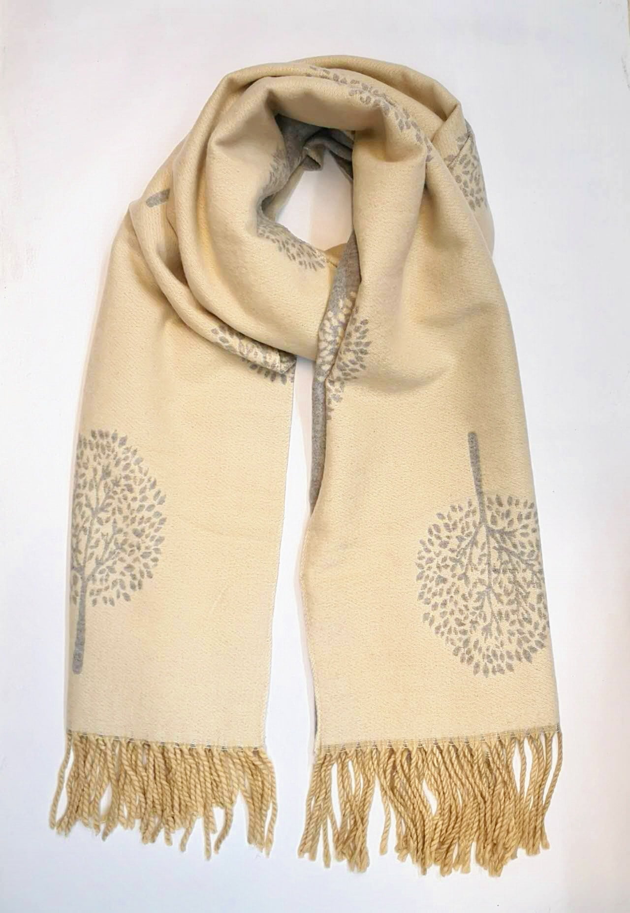 Butterfly Reversible Tree Of Life Scarf