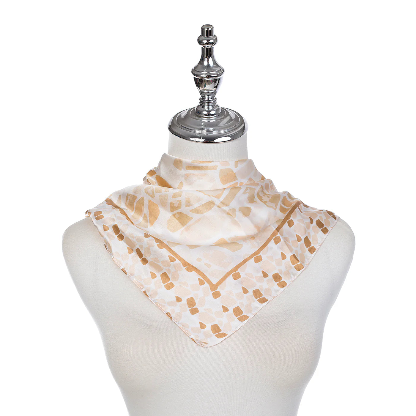 Park Lane SC1743 Silky Square Scarf in Natural Tones