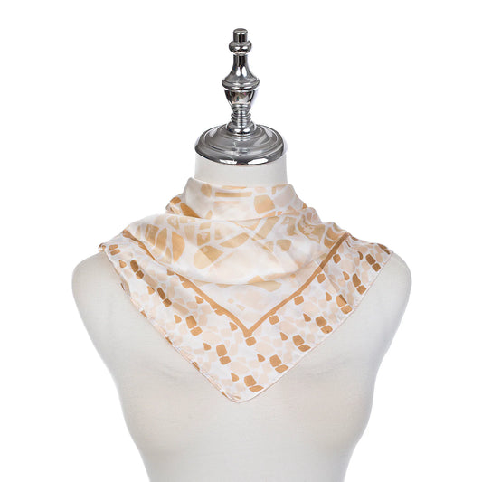 Park Lane SC1743 Silky Square Scarf in Natural Tones