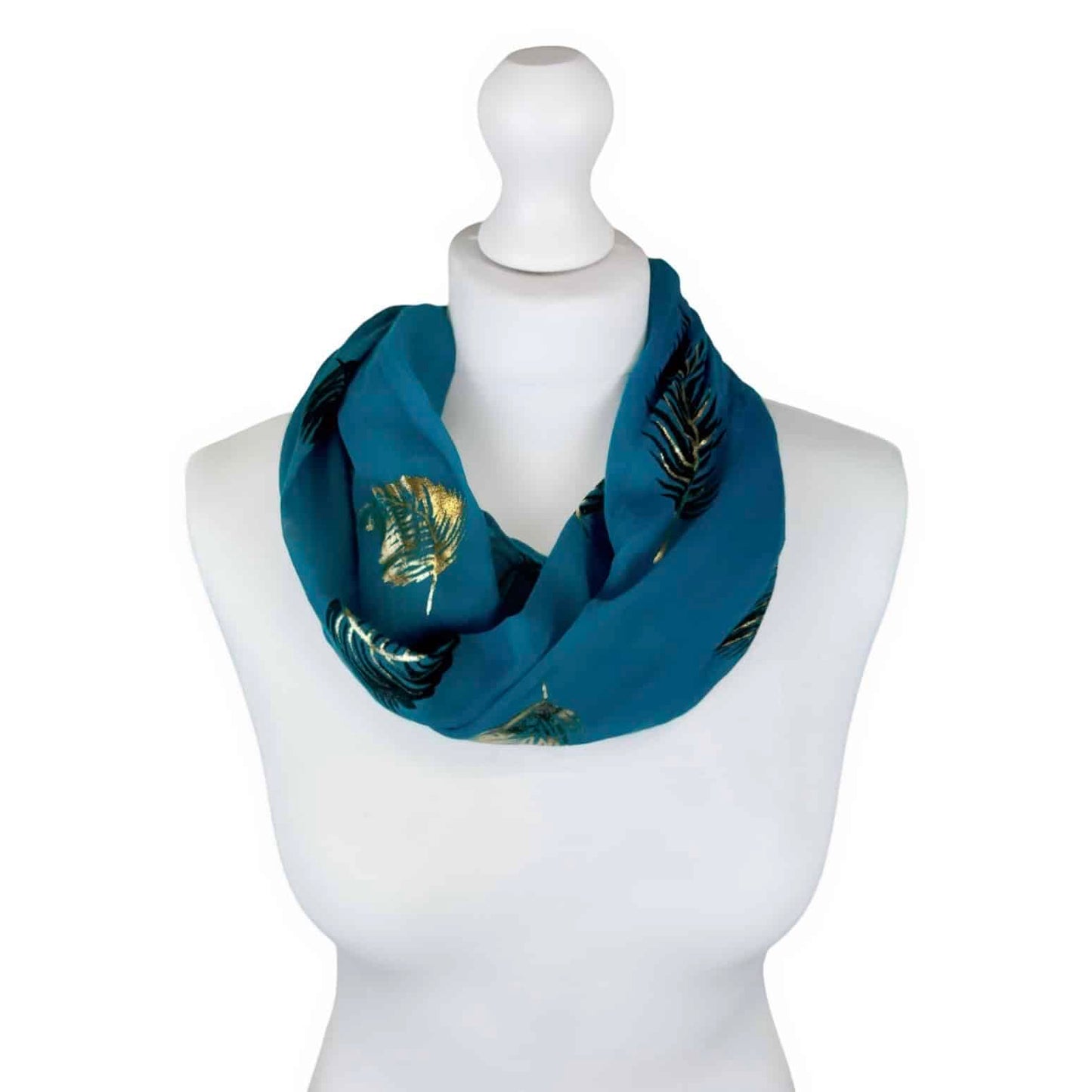 Magnetic Gold Leaf Scarf