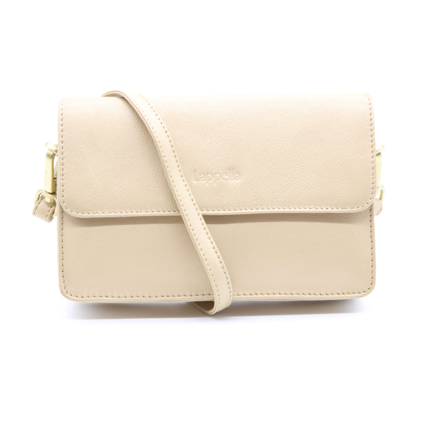 Lappella Sofia Leather Crossbody Flap Over Bag