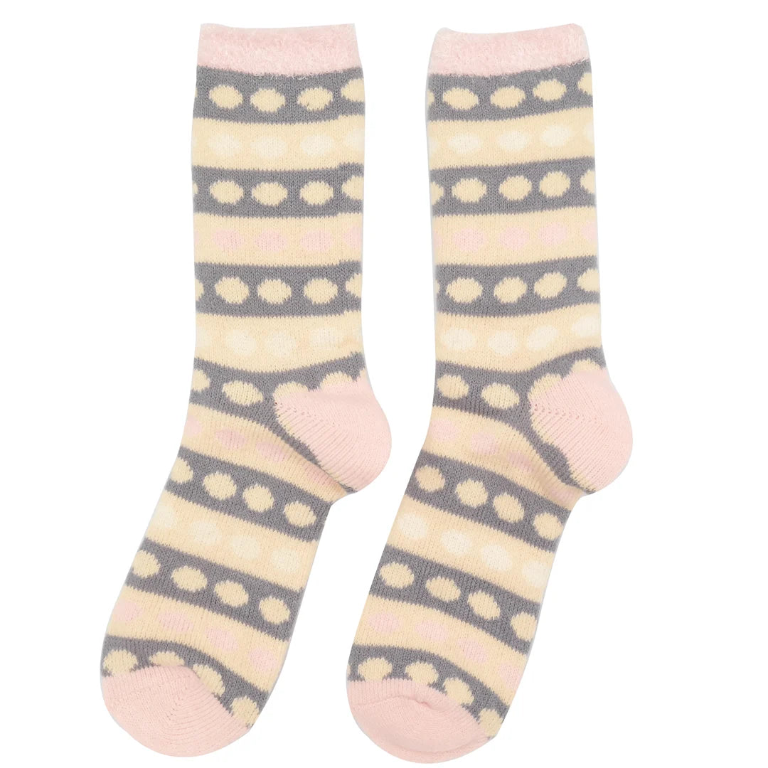 Miss Sparrow Fluffy circles socks