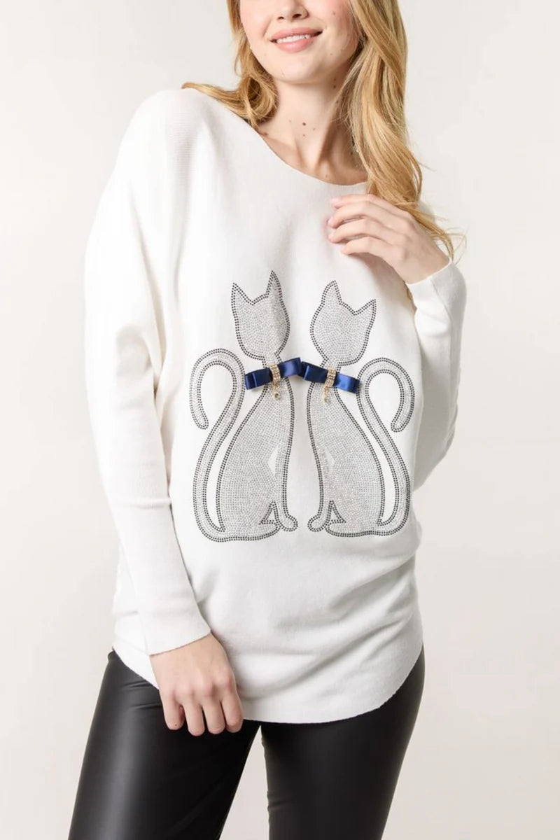 Paramour PK8045 Twin Cat Jumper