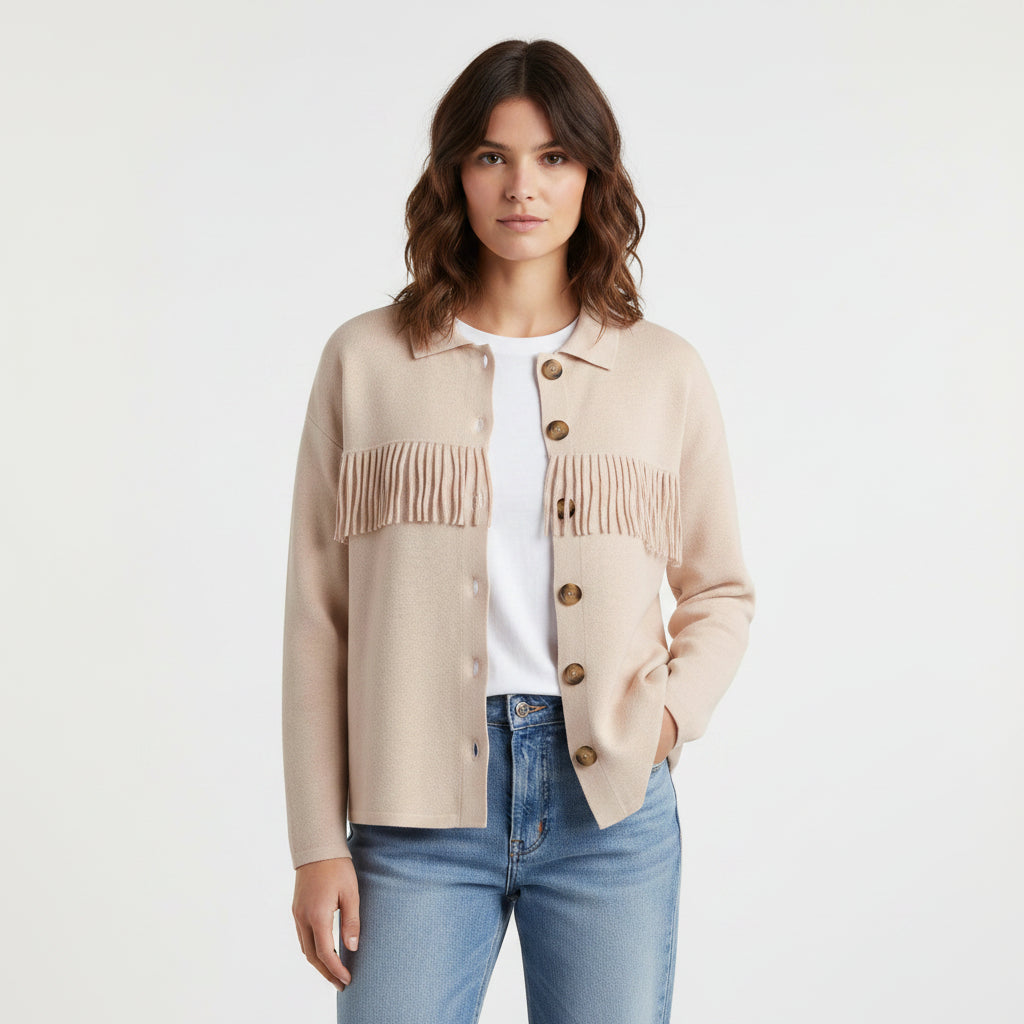 Alice Collins Beyonce Tassel Cardigan