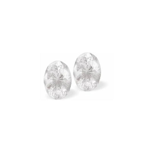Byzantium Collection Mystic Oval Stud Crystal 430 Crystal