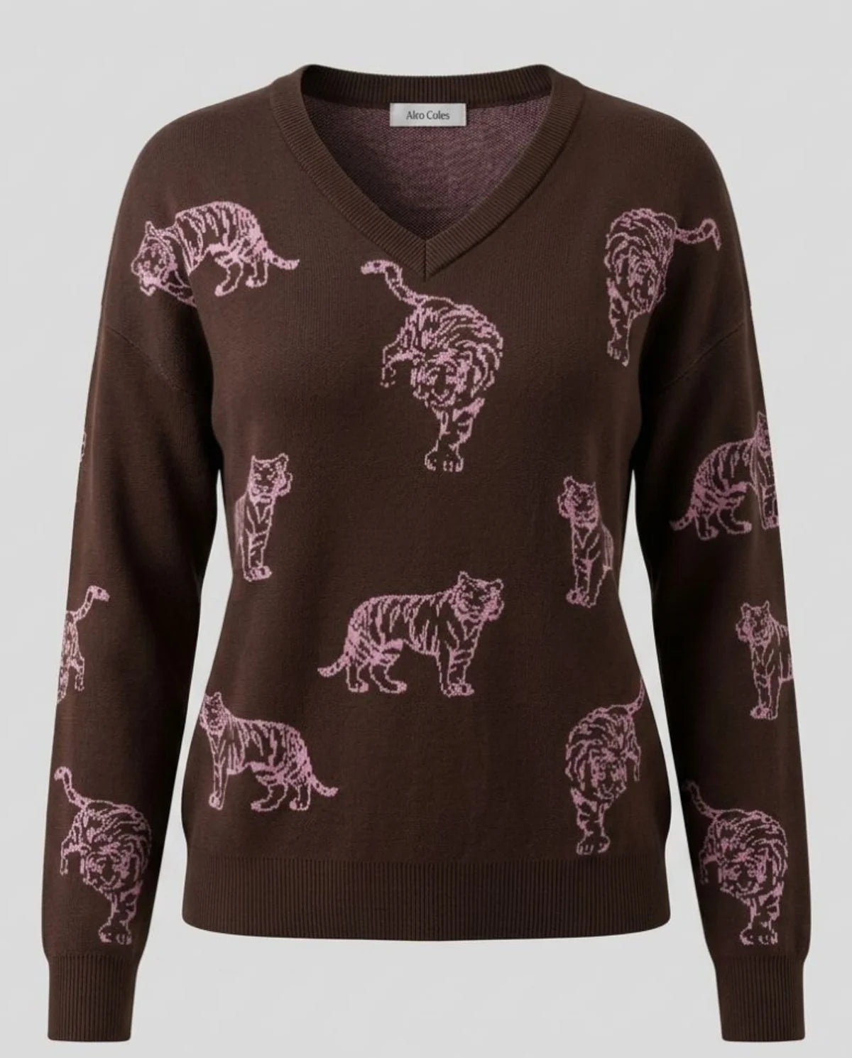 Alice Collins Leopard Pullover