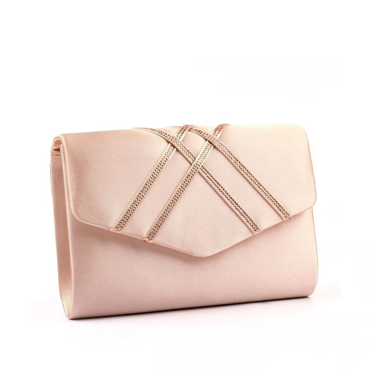 Lunar Priscilla Clutch bag nude