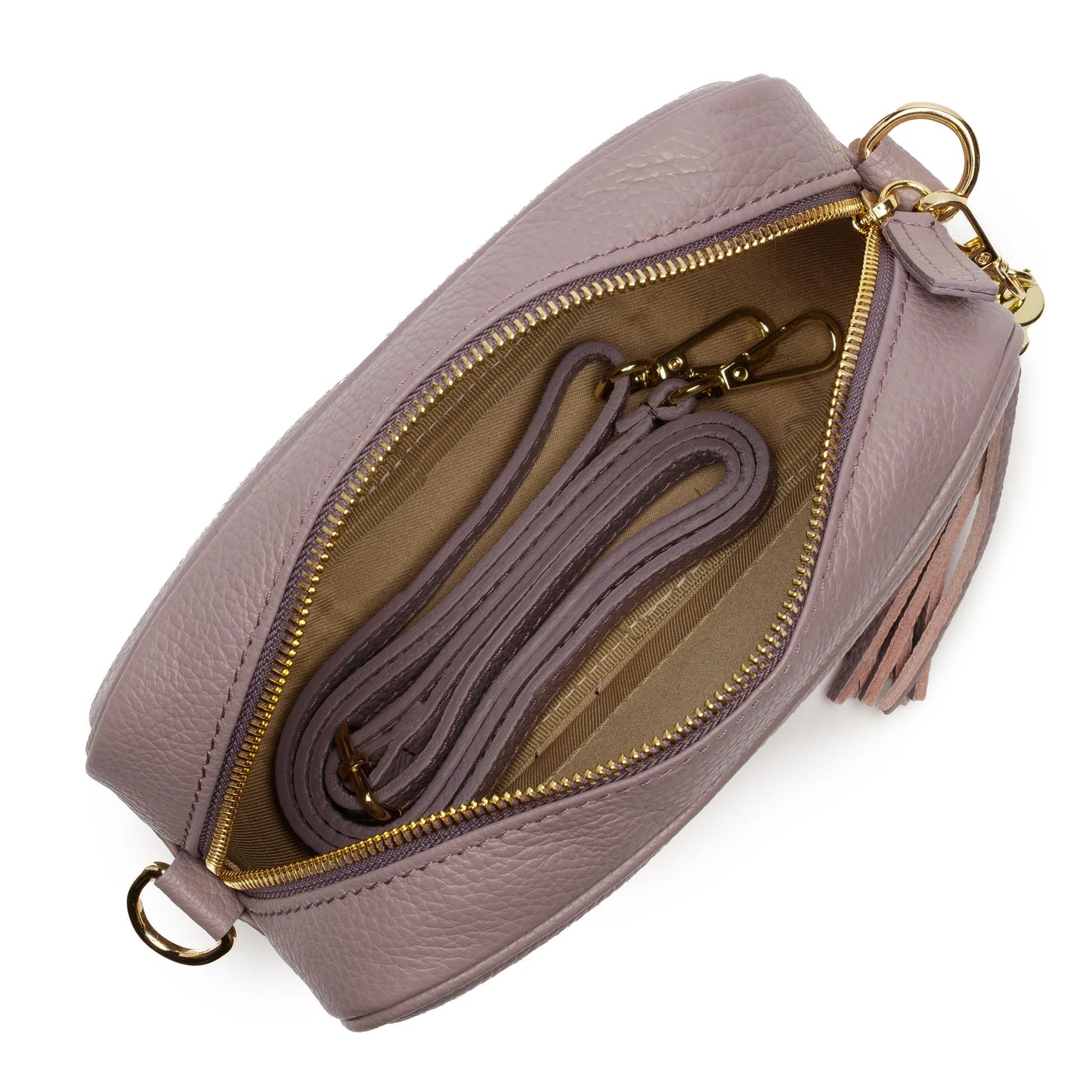 Elie Beaumont Winter Lavender Leather Bag