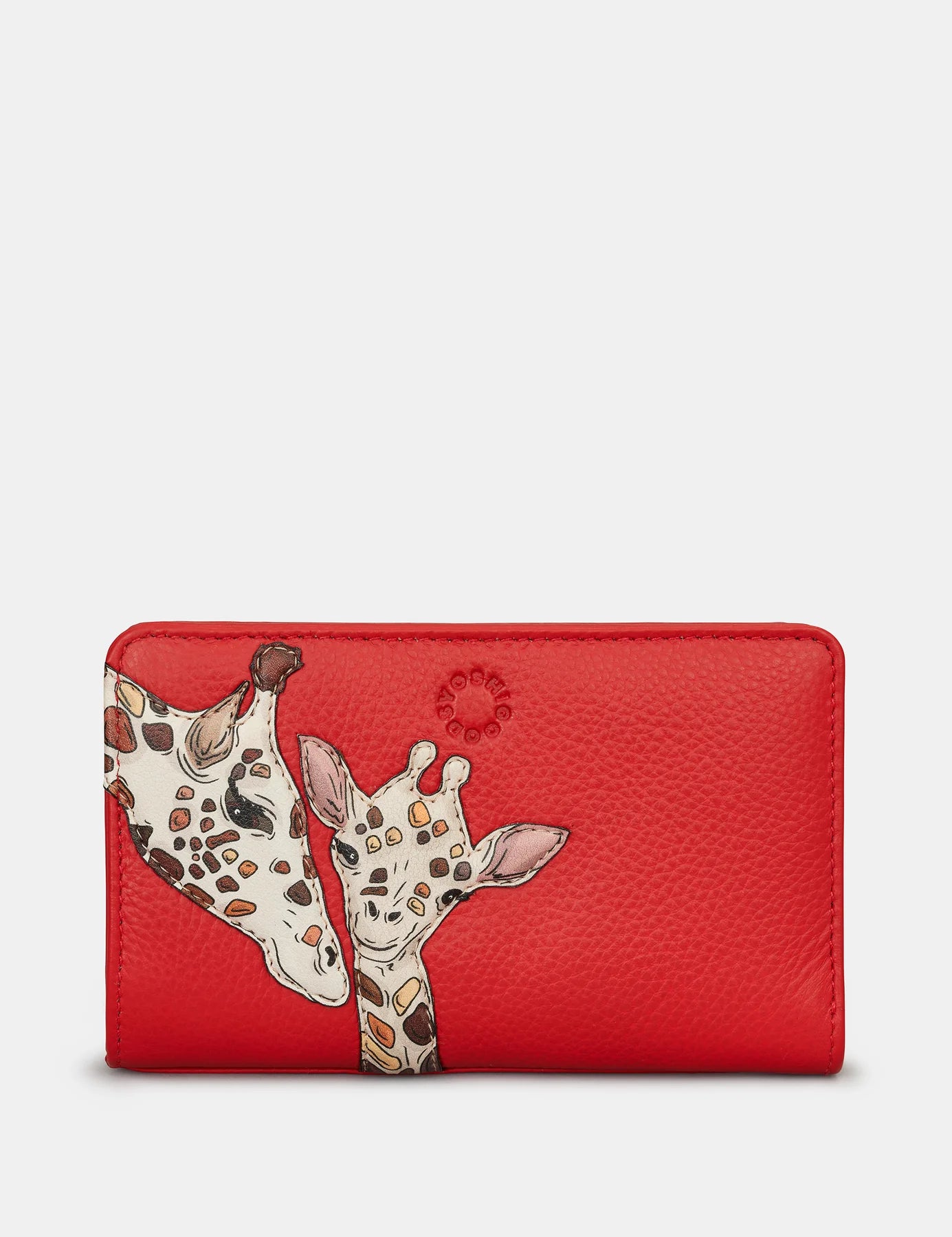 Yoshi Y1089 Red Mothers Pride Zip Around Purse