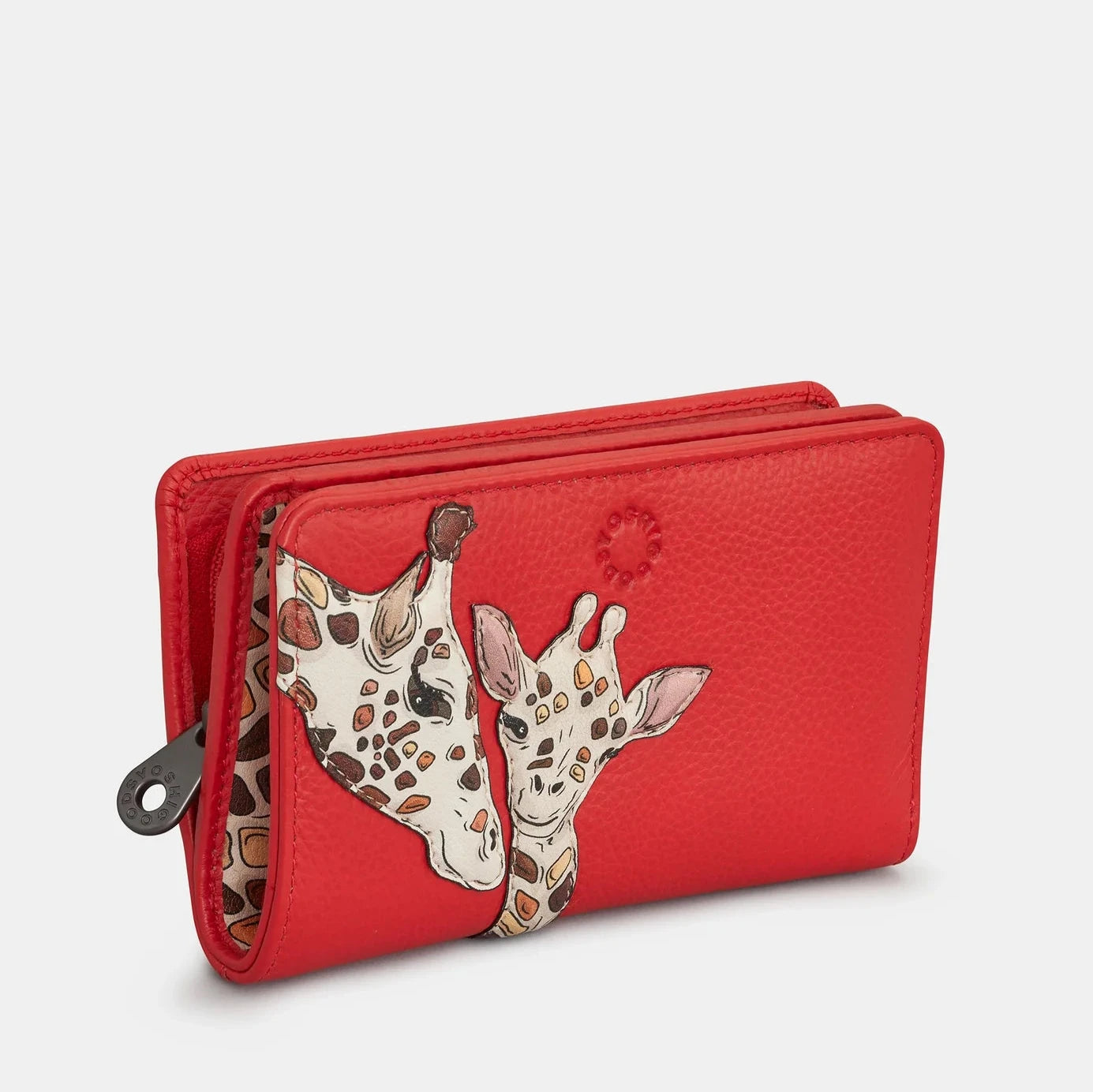 Yoshi Y1089 Red Mothers Pride Zip Around Purse