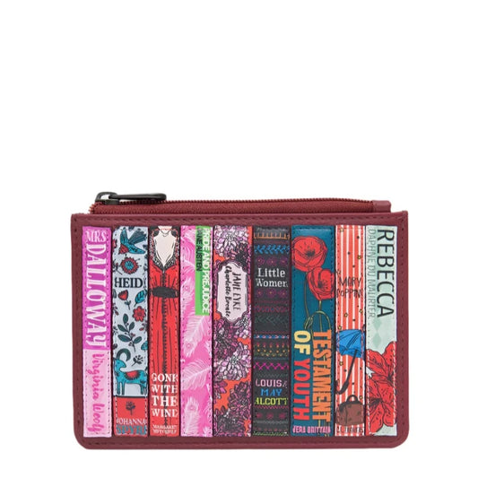 Yoshi Y1321 Cherry Red Bookworm Zip Top Purse
