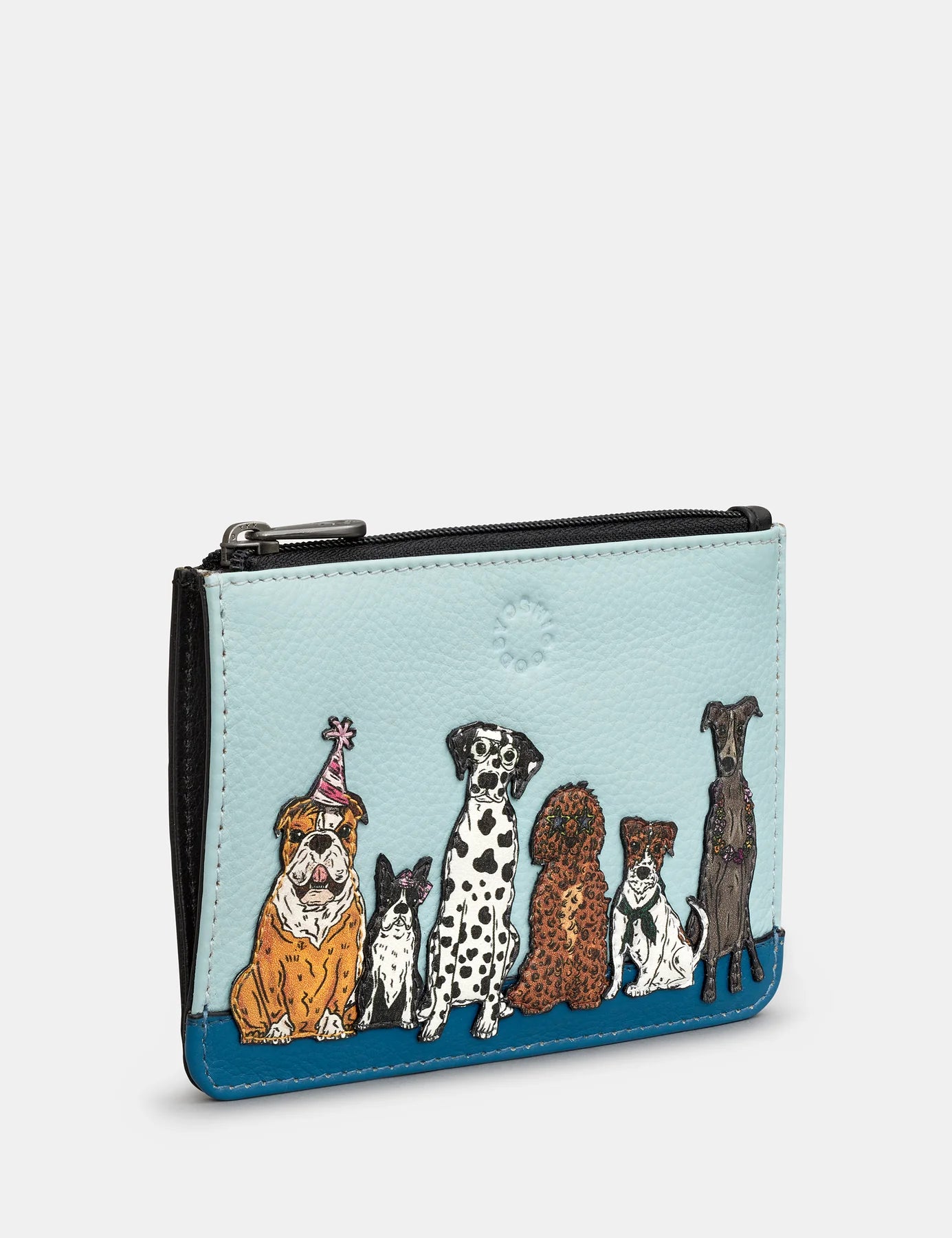 Yoshi Y1321 Party Dogs Zip Top Purse