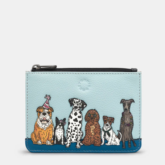 Yoshi Y1321 Party Dogs Zip Top Purse
