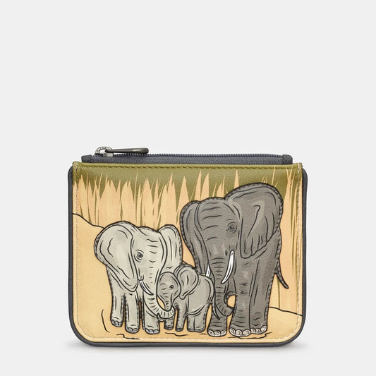 Yoshi Elephant Family Zip Purse