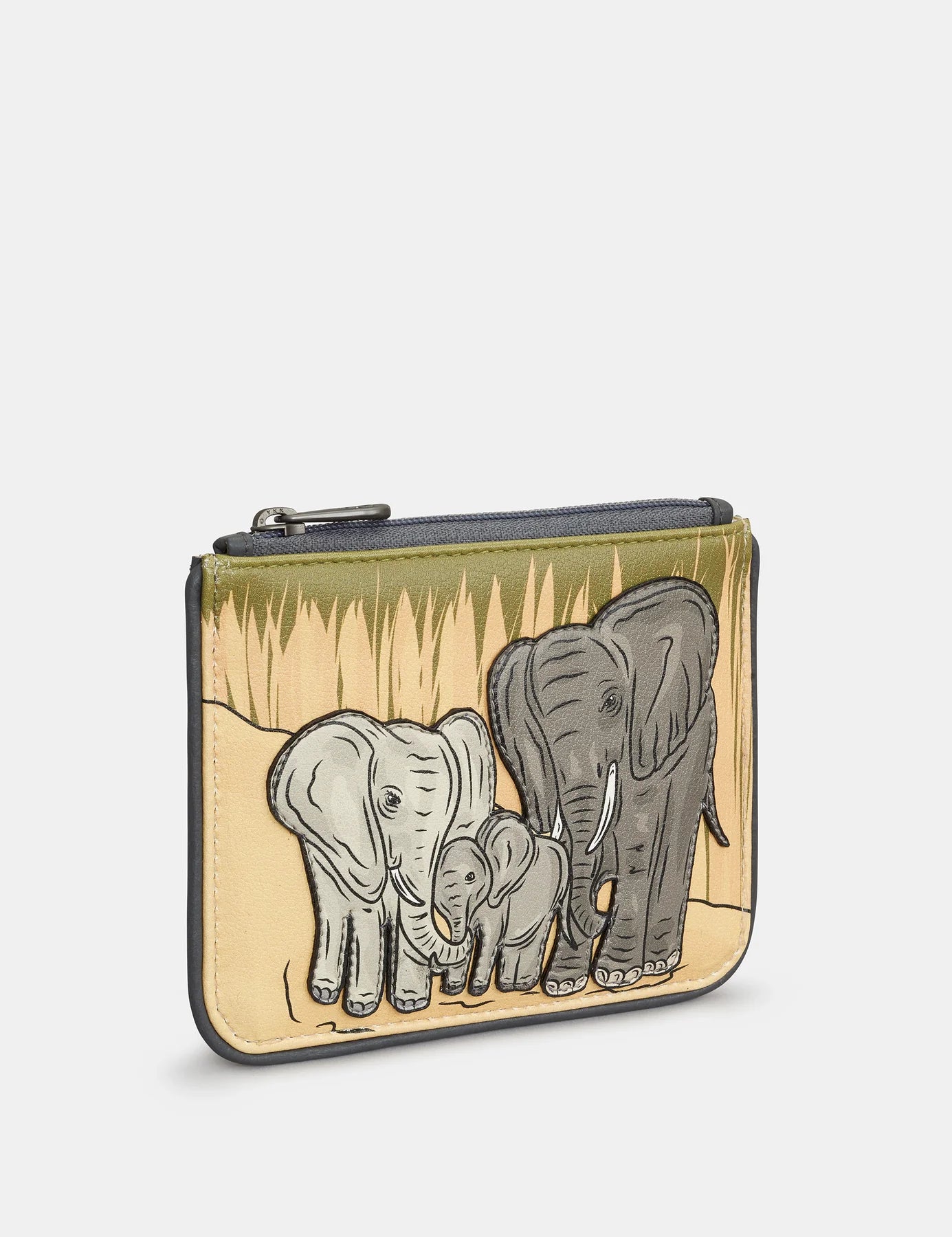Yoshi Elephant Family Zip Purse