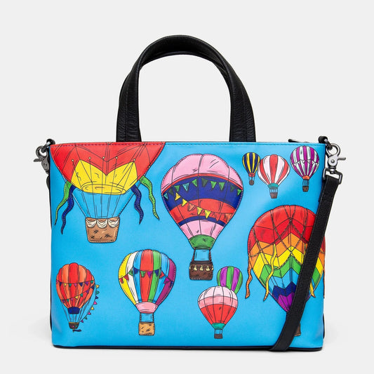 Yoshi Y26 Leather Balloon Festival Multiway Grab Bag Black