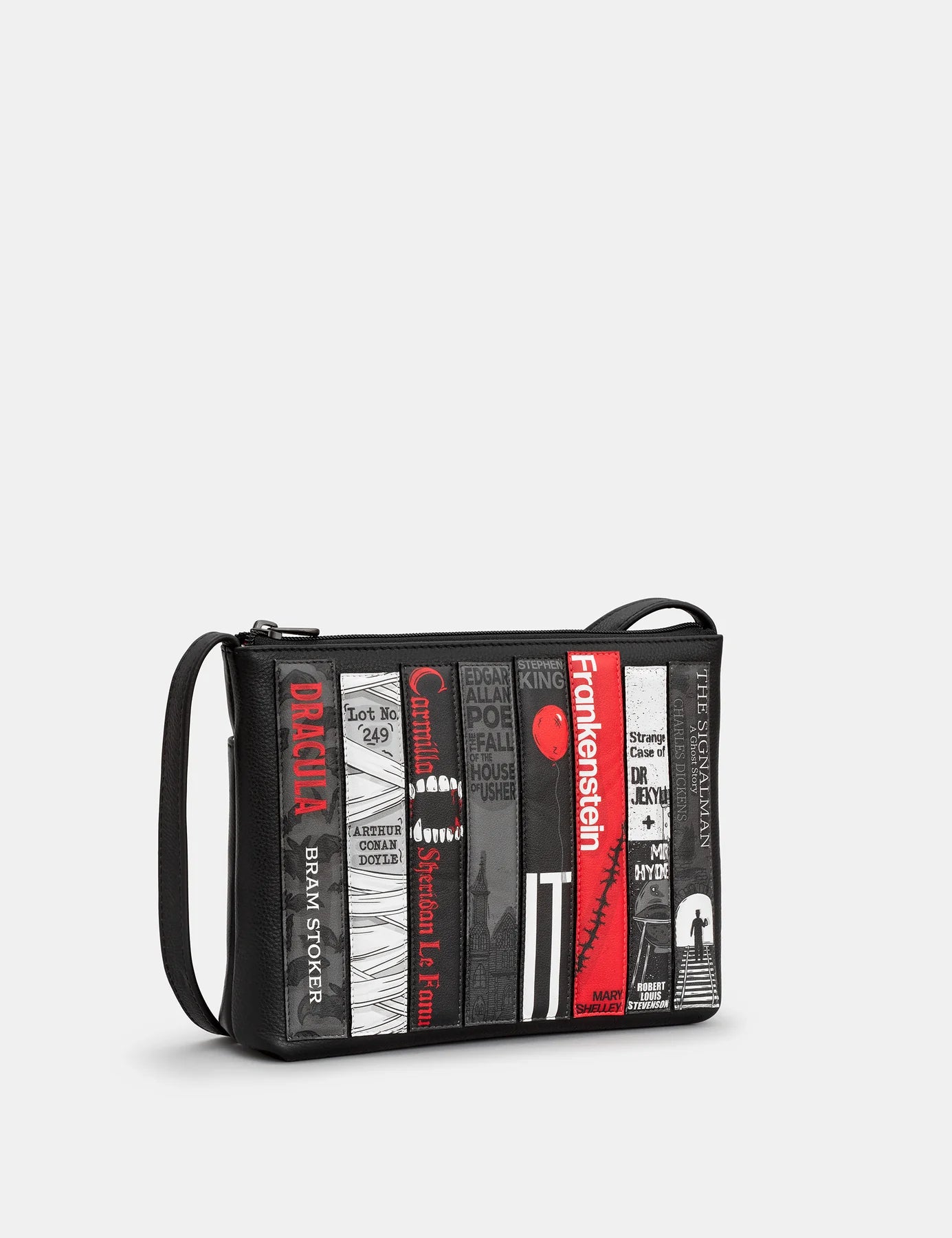 Yoshi YB214 Bookworm Horror Cross Body Bag Black