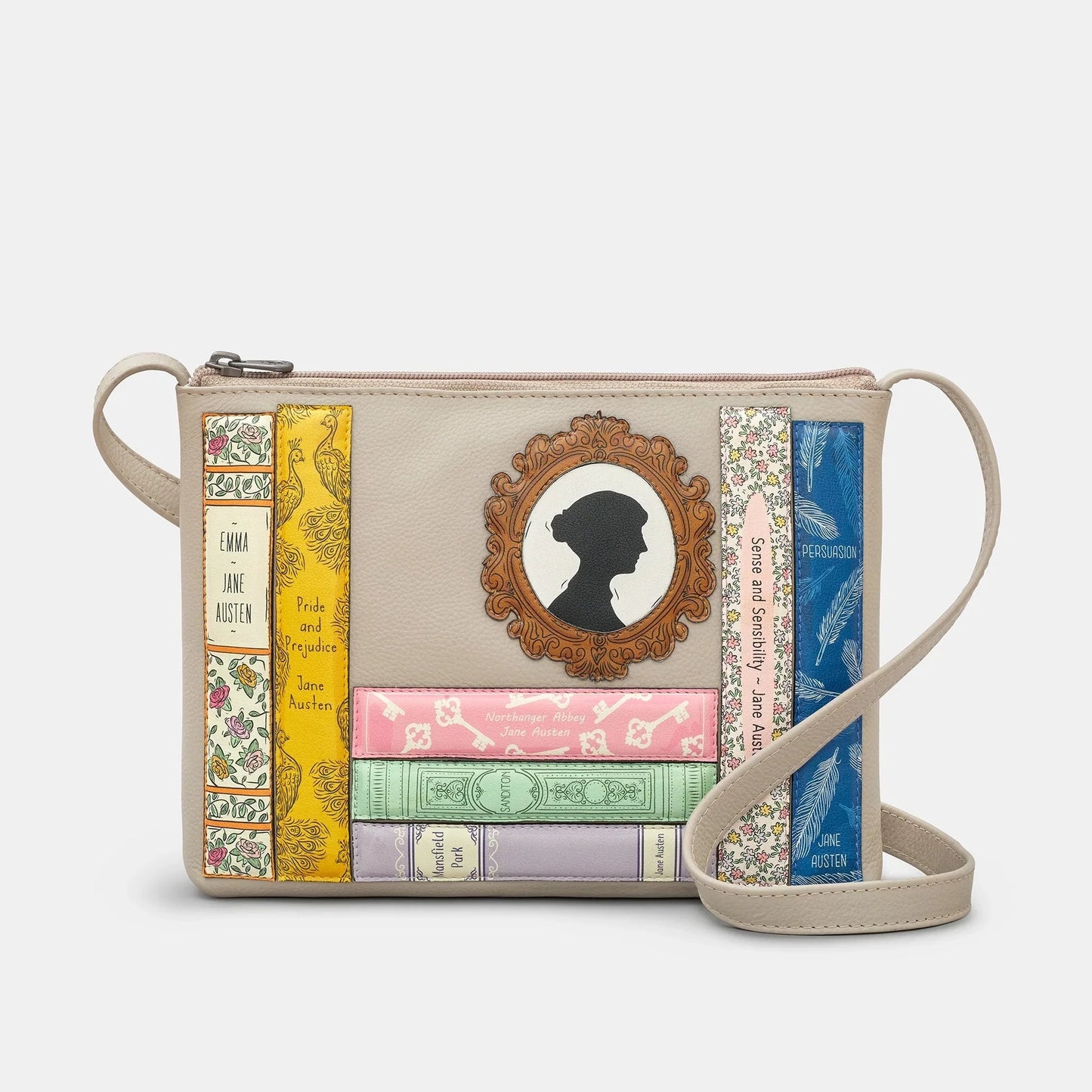 Yoshi YB214 Jane Austen Bookworm Cross Body Bag