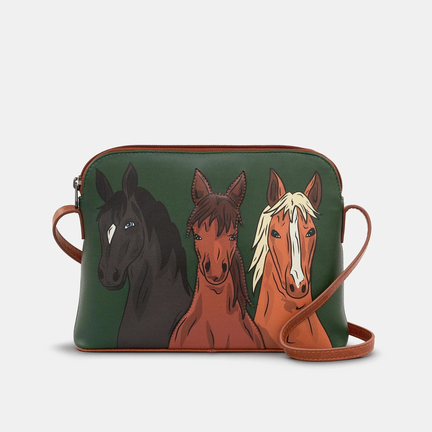 Yoshi YB256 Herd of Horses Cross Body Bag