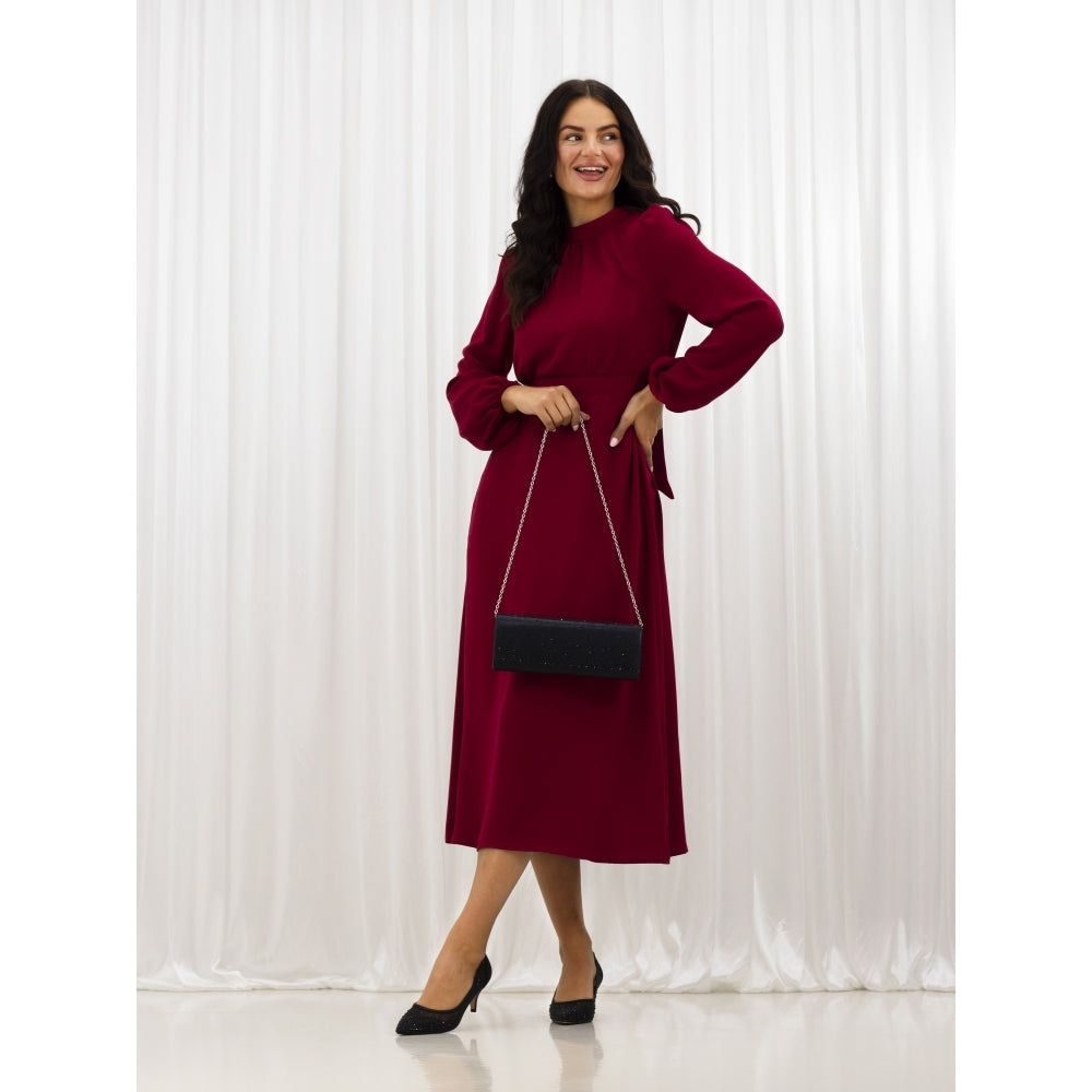 Lunar Alisha Black Low Heeled Court Shoe FLR559