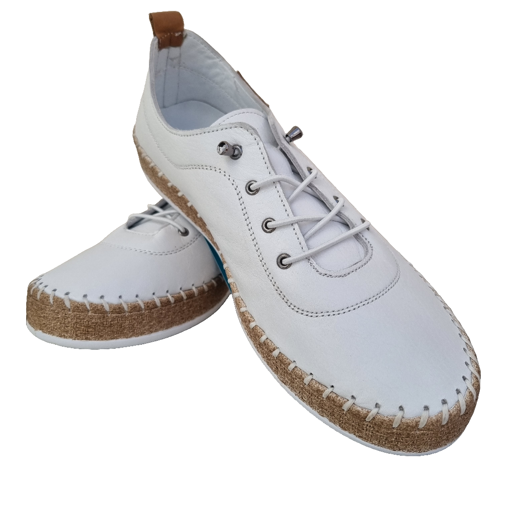 Shoozy Ivy Leather Platform Plimsole