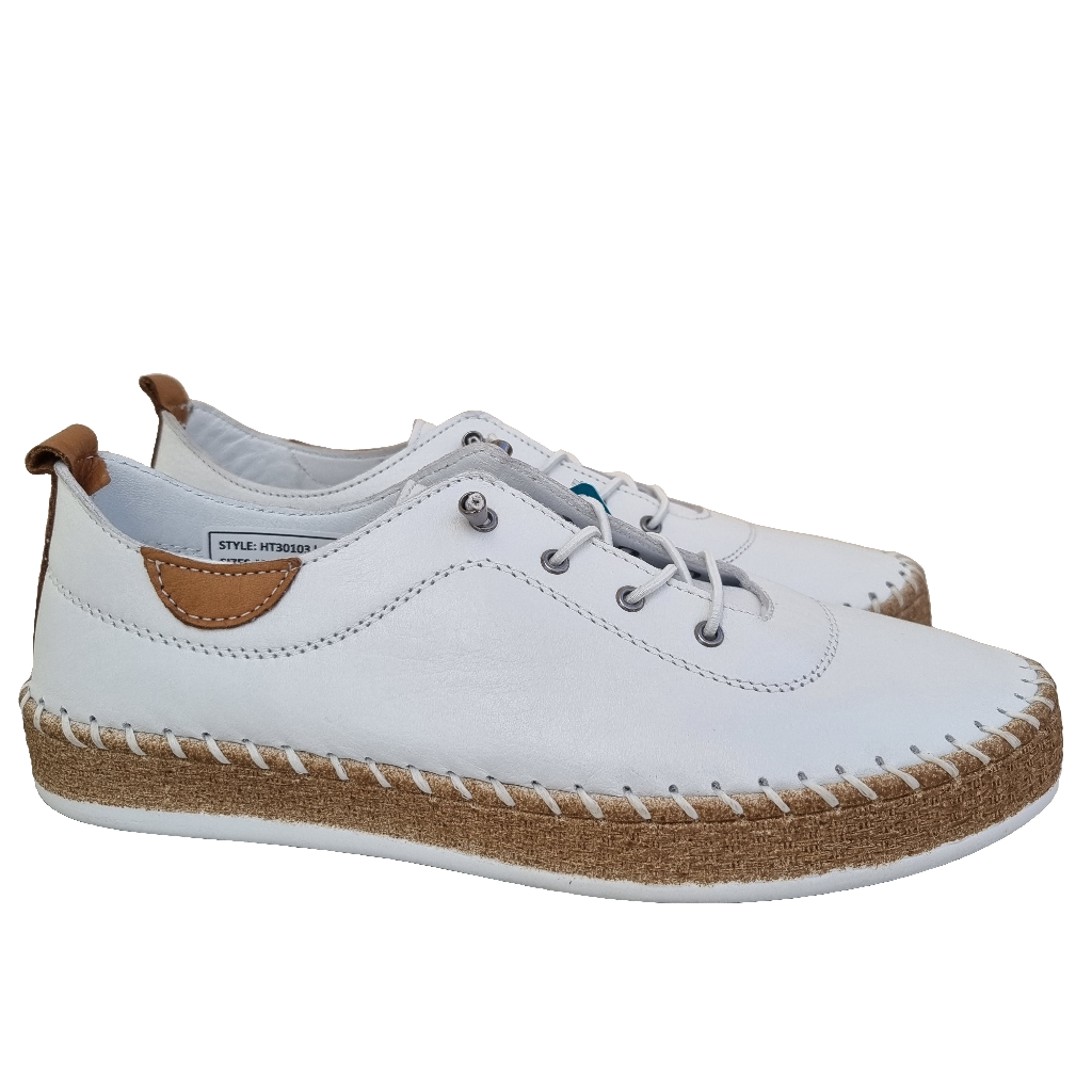 Shoozy Ivy Leather Platform Plimsole