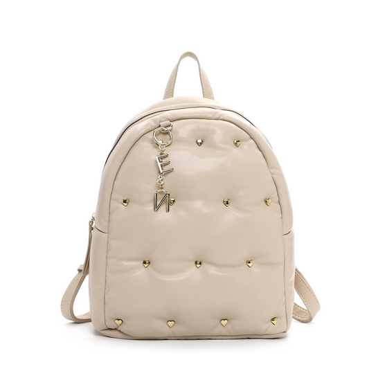 E&N Heaven Heart Stud Quilted Backpack
