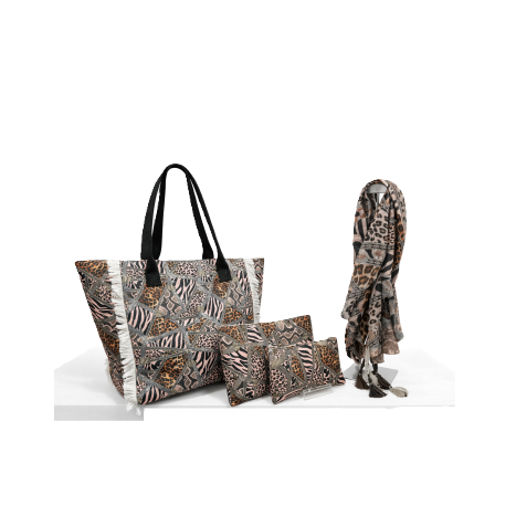 Malissa J GC21945 Summer Beach Bag, Scarf and wallet set