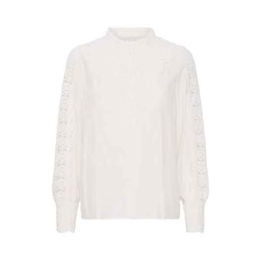 Fransa FrBlondie BL 4 Blouse with Lace Sleeve