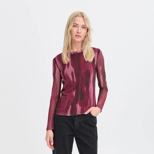 B.Young BY Paloma Mesh Top