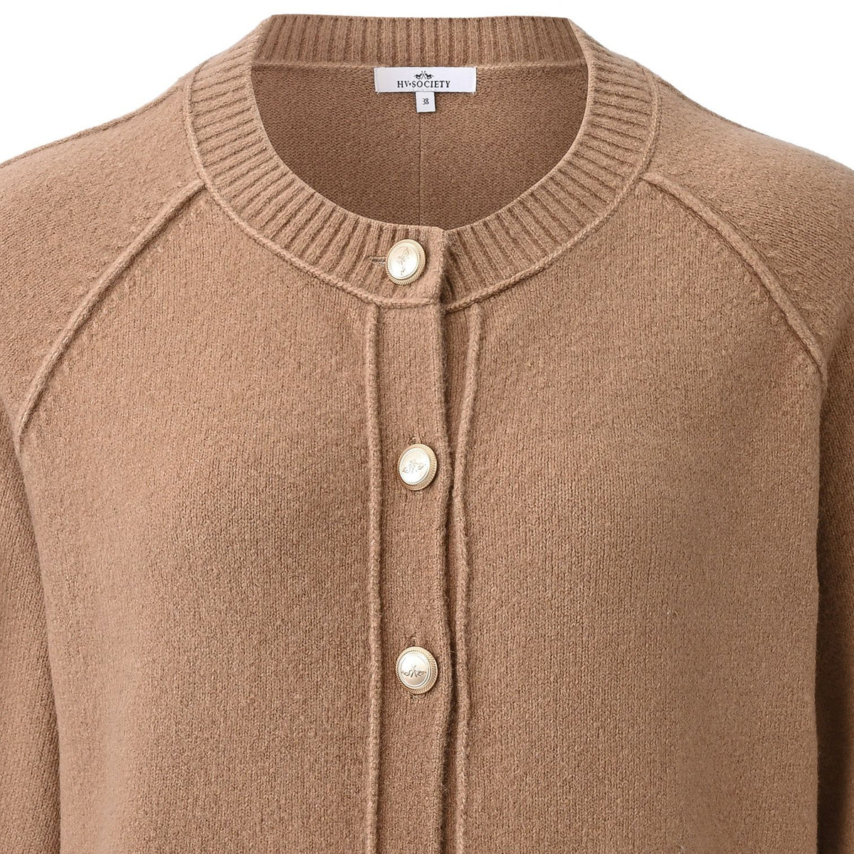 HV. Society Noor Camel Cardigan 0409103860