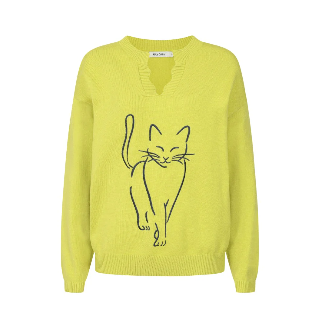 Alice Collins Cat Pullover