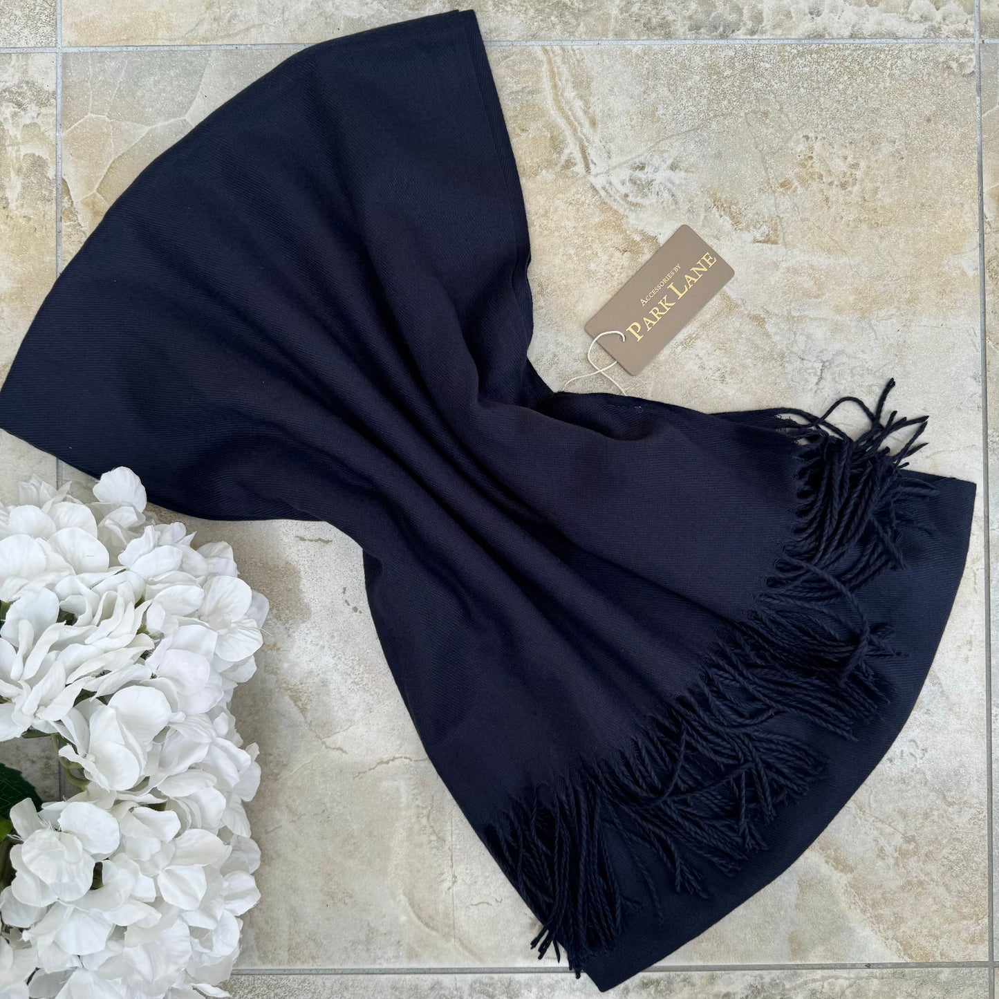 Park Lane PAS Celine Pashmina in Blues & Navy