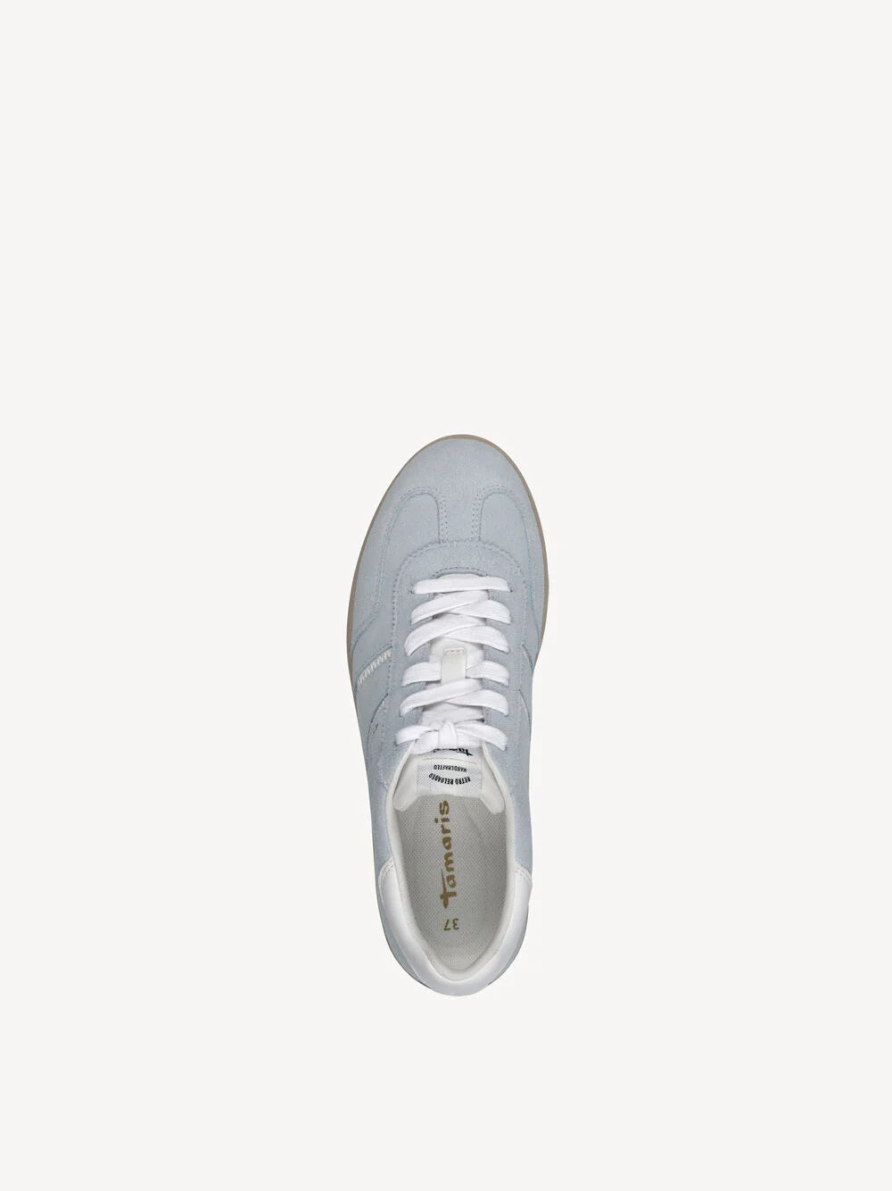 Tamaris 1-23624-43 Suede leather lace up trainers