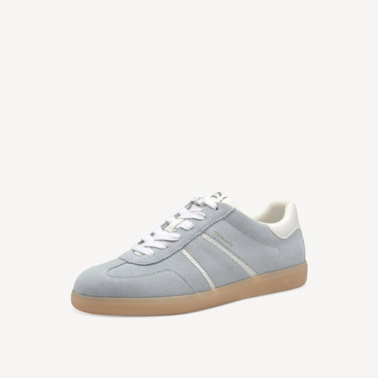 Tamaris 1-23624-43 Suede leather lace up trainers