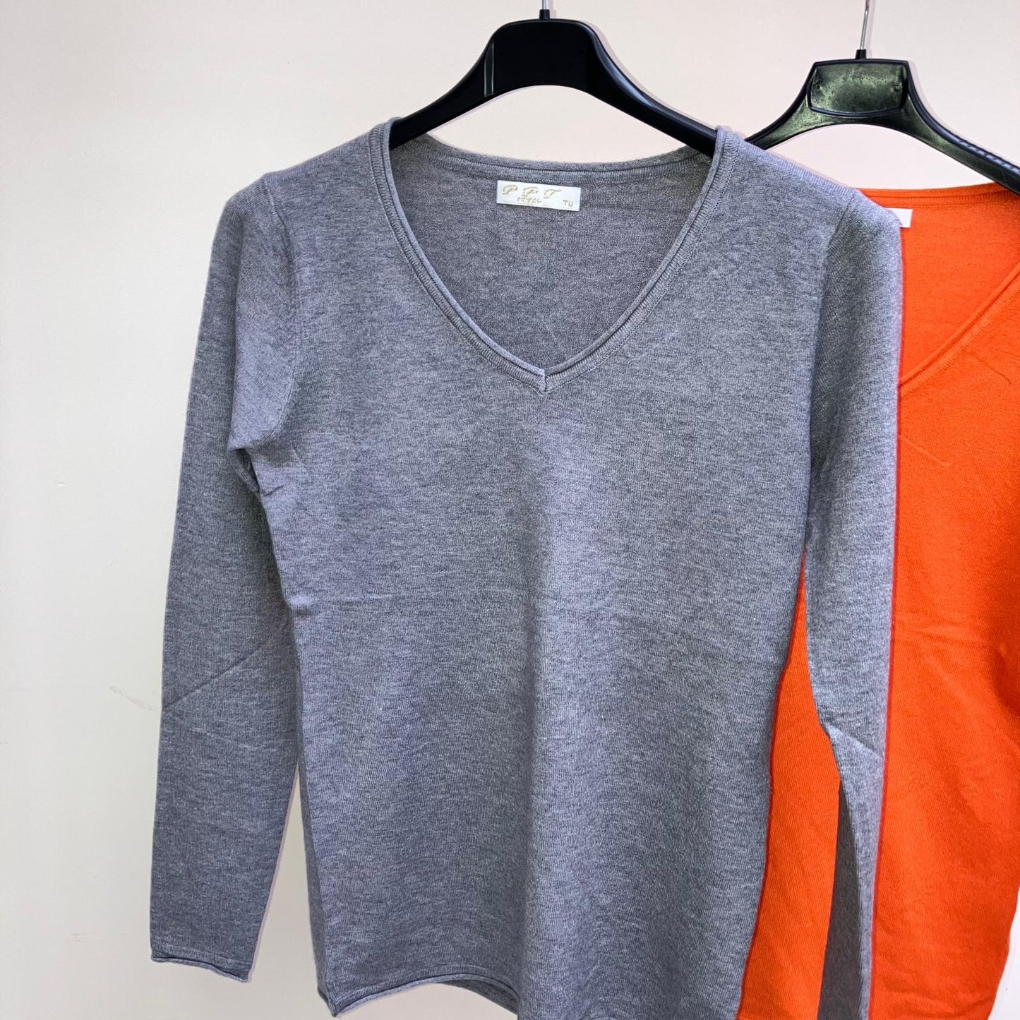 Slim Line V-Neck Jumper