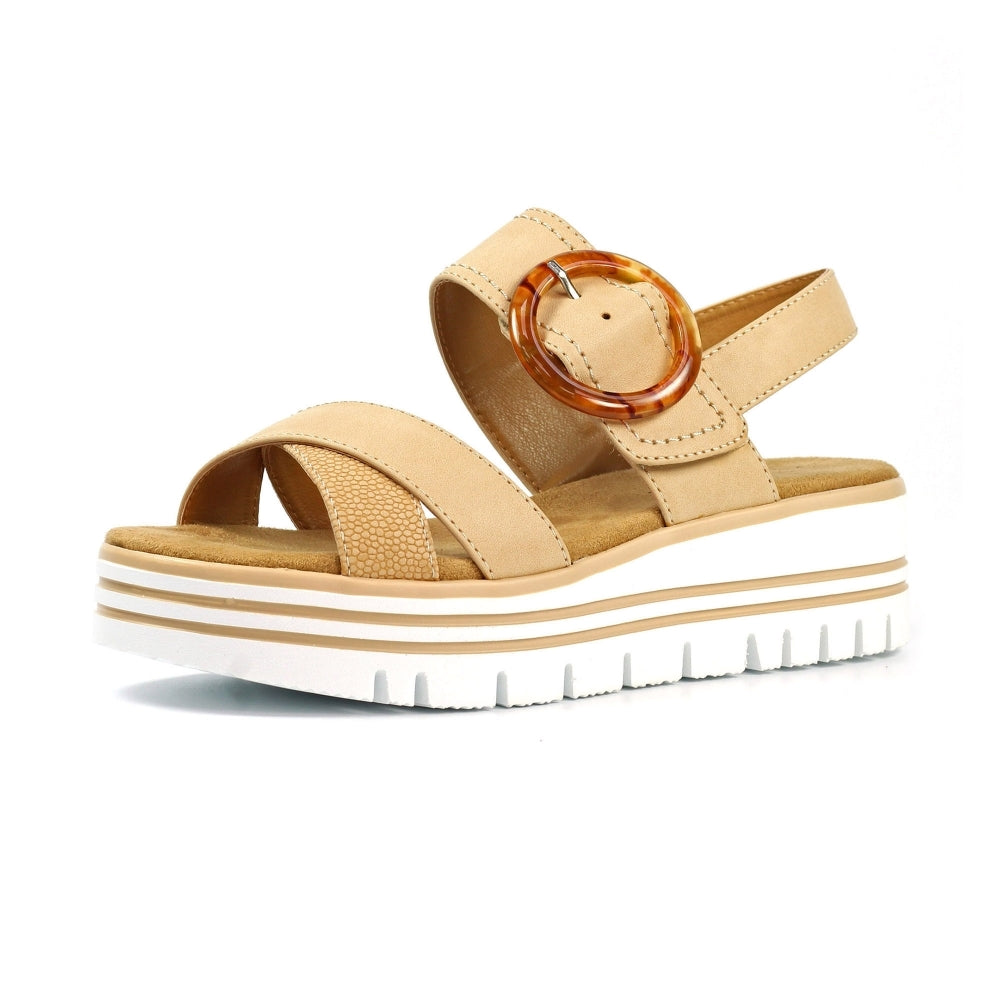 Lunar Elise Chunky Wedge Sandal